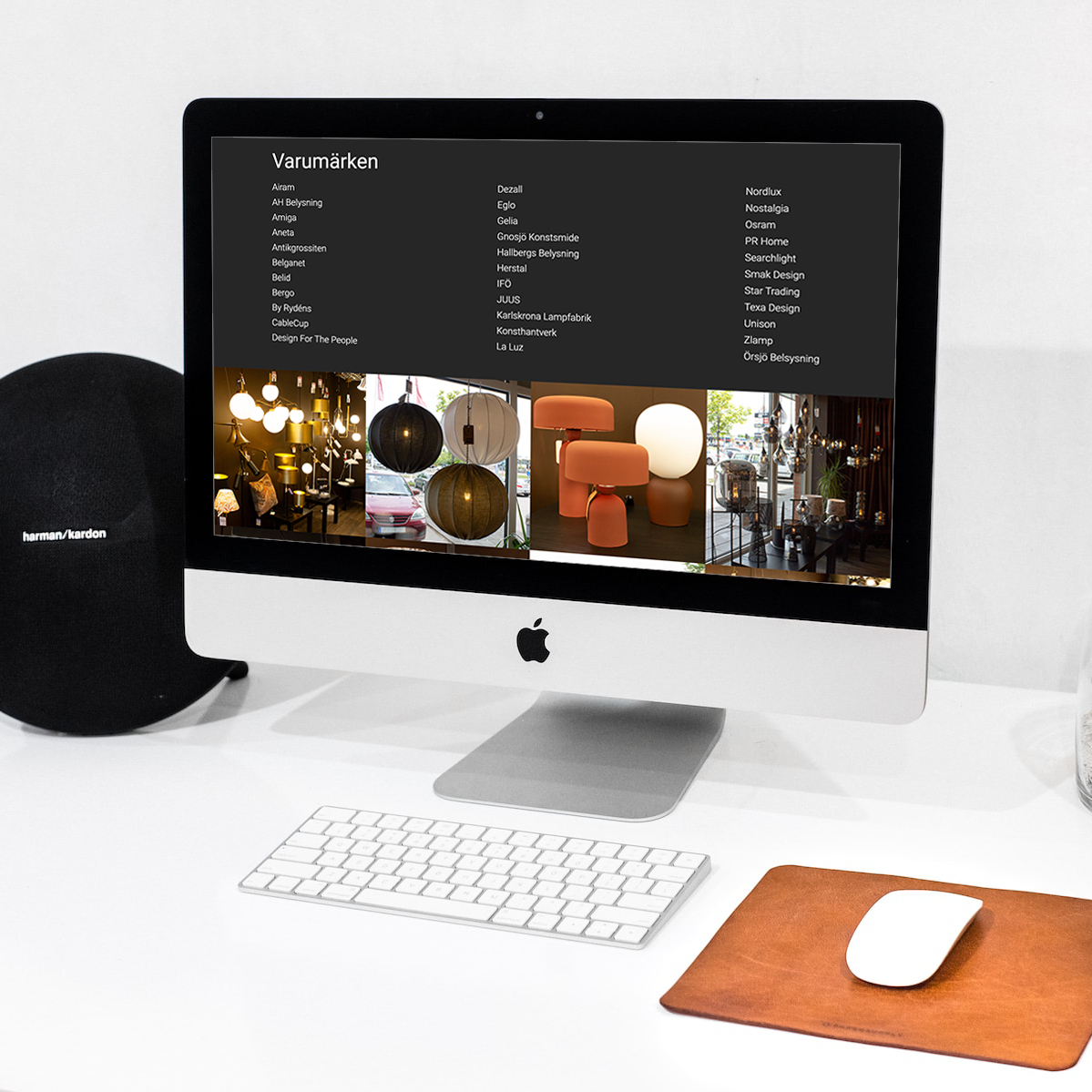 LjusExperten Helsingborgs hemsida